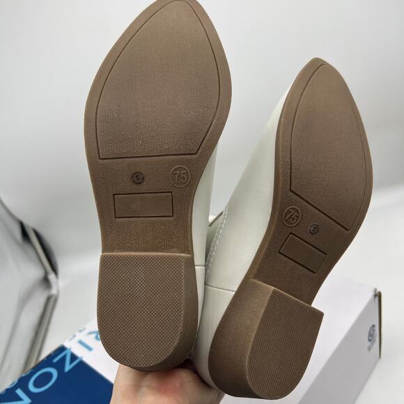 Arizona Jean Co Womens Maybrook Block Heel Cowboy Boots Cream Size 7.5M - Picture 8 of 11